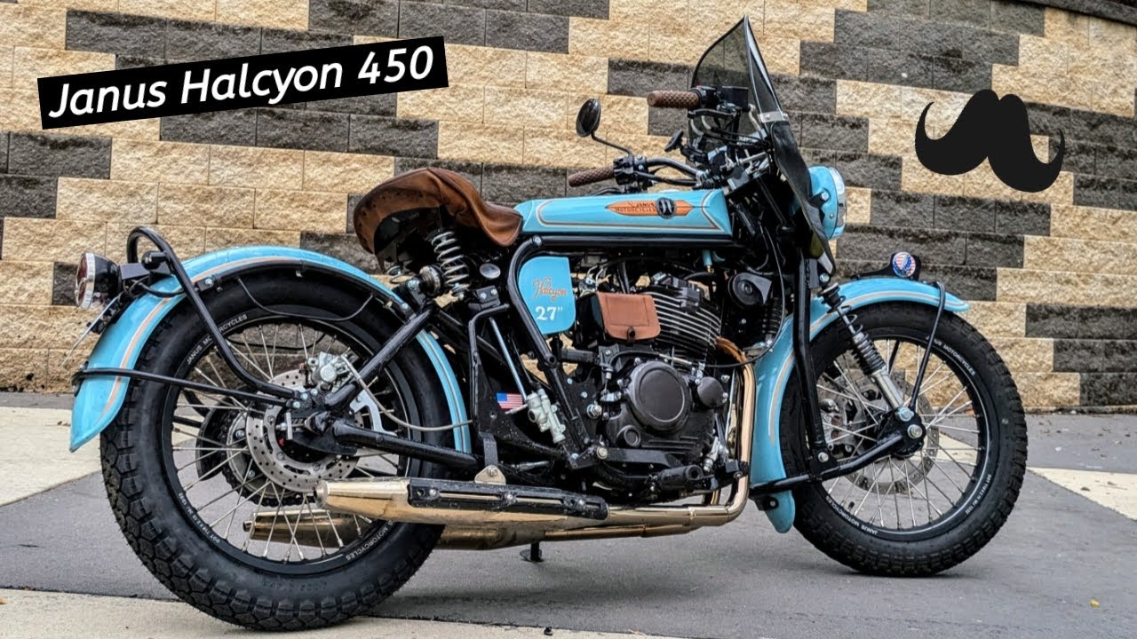 Janus Halcyon 450 — мотоцикл, созданный дизайнером — Ух ты!