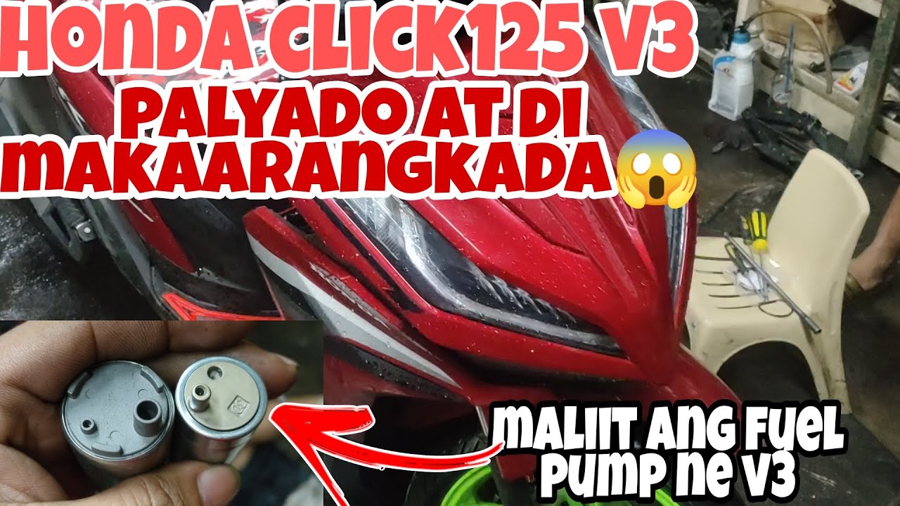 honda click125 v3 palyado 4k lang ang kilameter||maliit na pala ang fuel pump