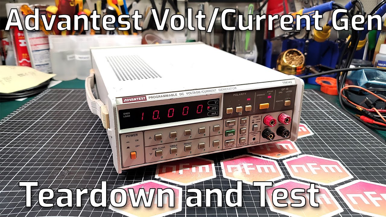 Advantest TR6142 Volt Current Generator Teardown