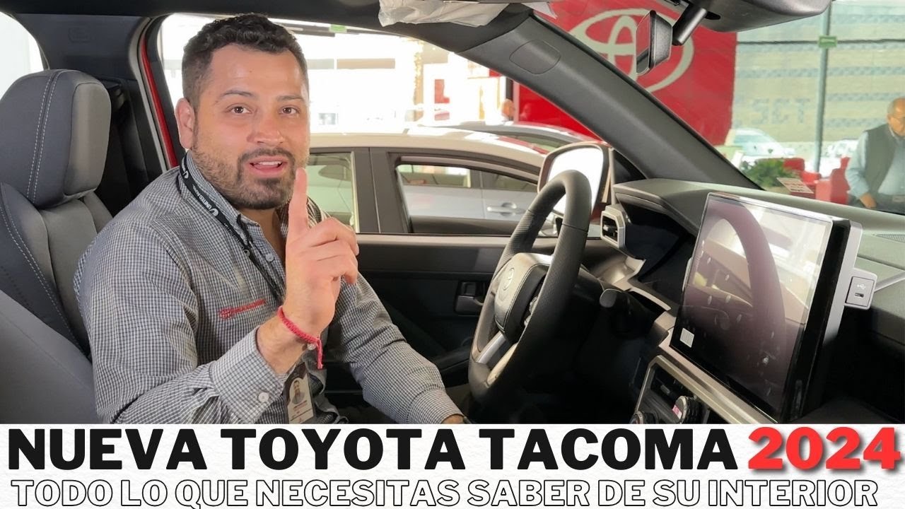 TOYOTA TACOMA TRD 4X4 2024 | TODO LO QUE TIENES QUE SABER SOBRE EL INTERIOR DE ESTA PICKUP