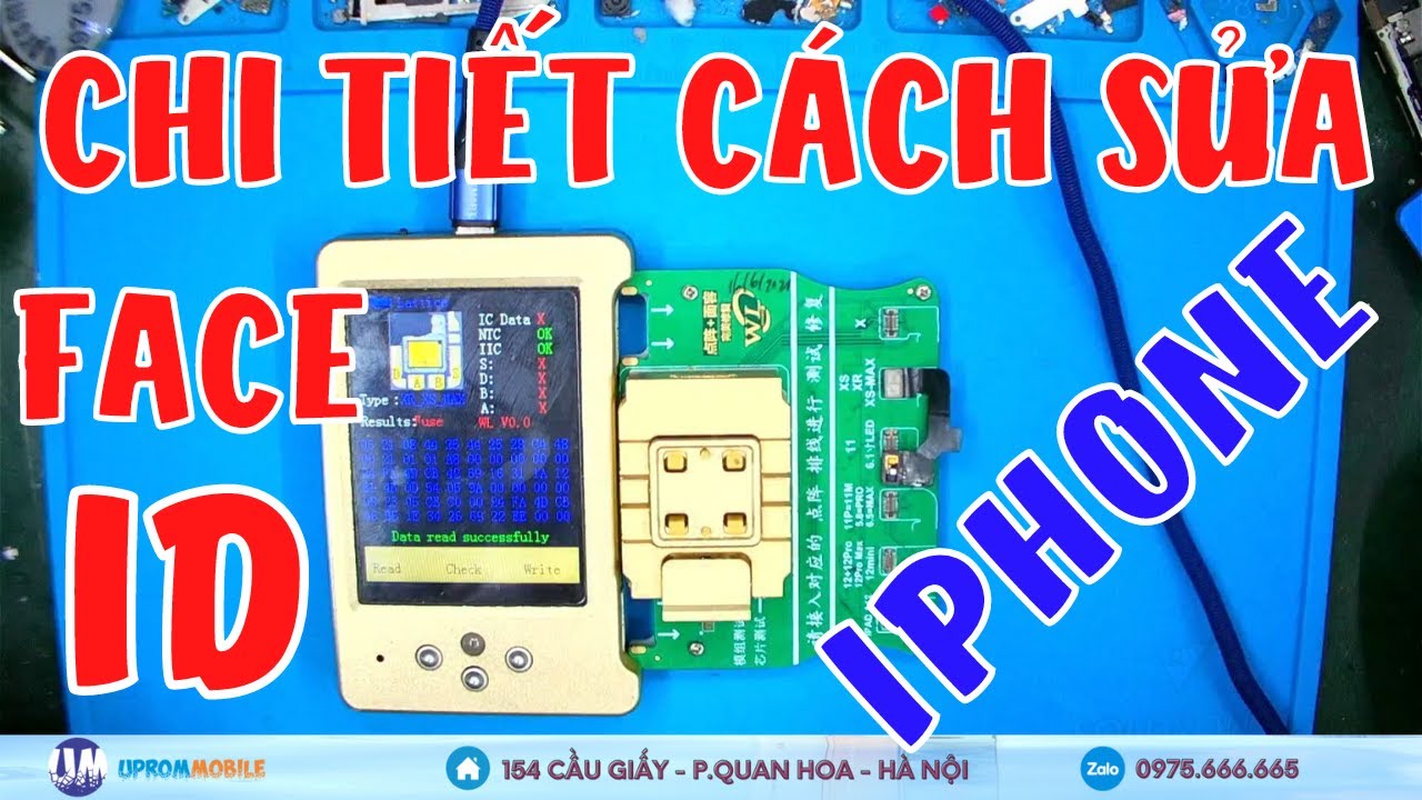 Hướng dẫn chi tiết cách sửa face id iphone xs max,áp dụng cho nhiều dòng iphone | ZALO  0975.666.665