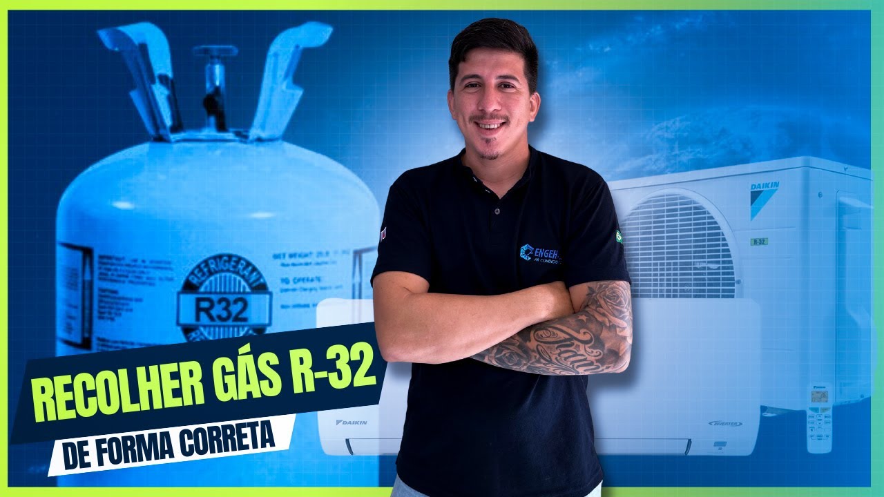 Como RECOLHER o gás R-32 de forma CORRETA?