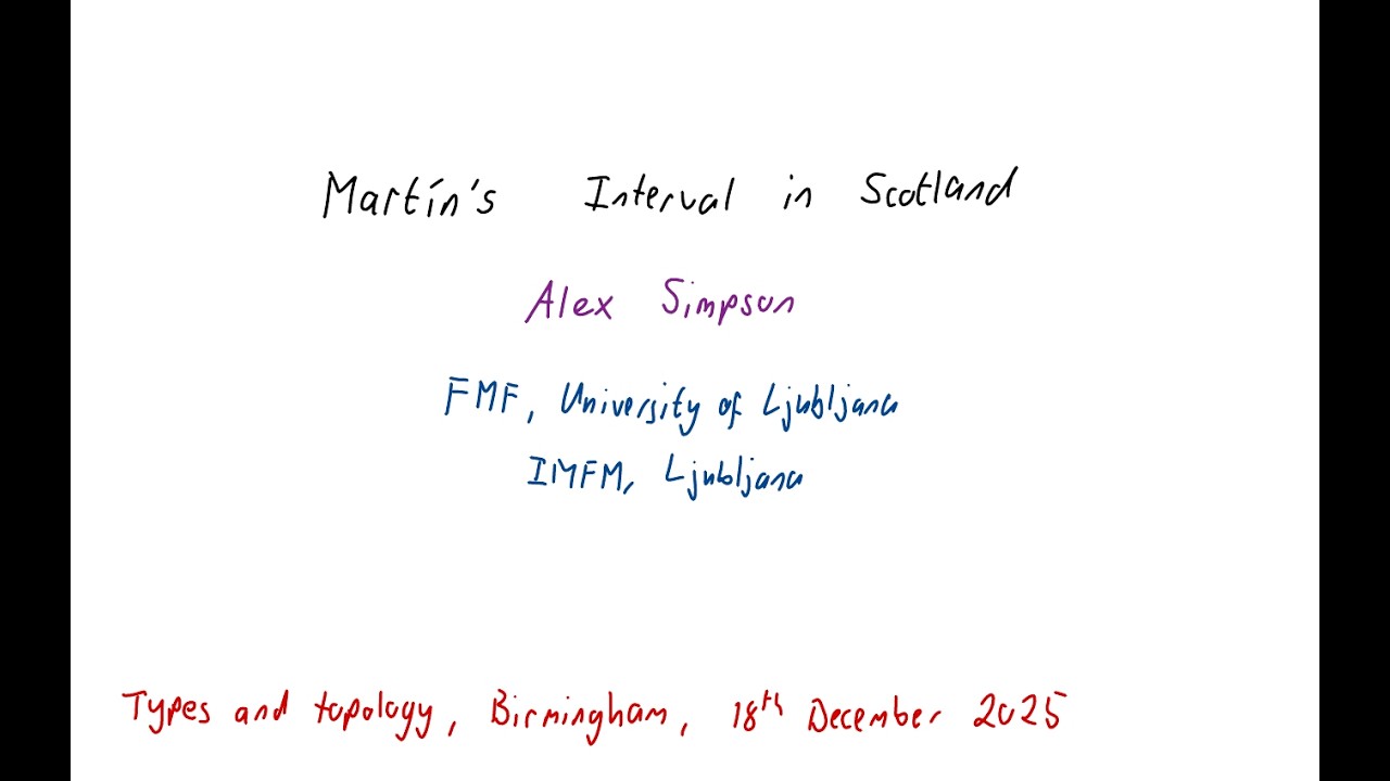 Alex Simpson — Martín's interval in Scotland
