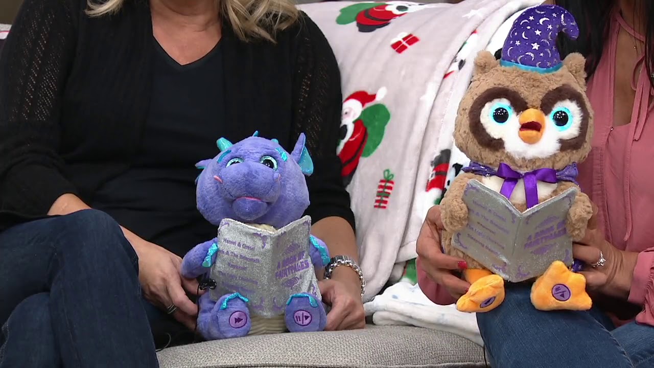 Cuddle Barn Animated Storytime Plush w/ 5 Stories on QVC