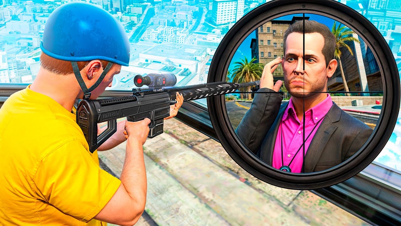 I Spent 24 Hours As A HITMAN In GTA 5!