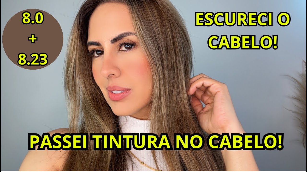 PINTEI MEU CABELO COM TINTA!