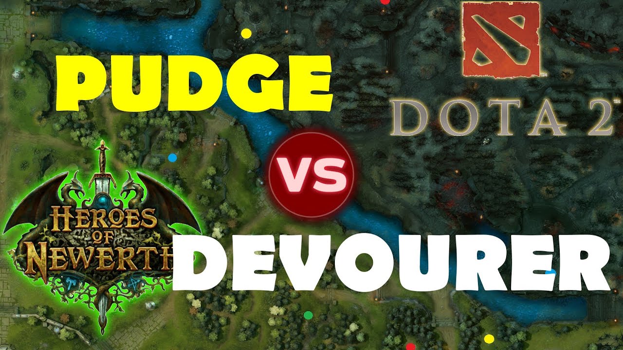 Dota 2 vs HoN - Pudge vs Devourer Comparison
