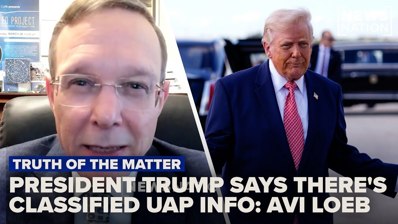 Президент Трамп заявляет о наличии секретной информации о НЛО: Ави Лоеб | NewsNation Prime