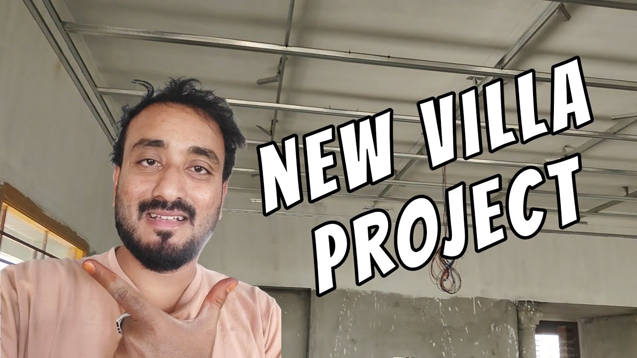 New Villa Project Begins 🏠 Full House False Ceiling Design Work | AN FALSE CEILING 