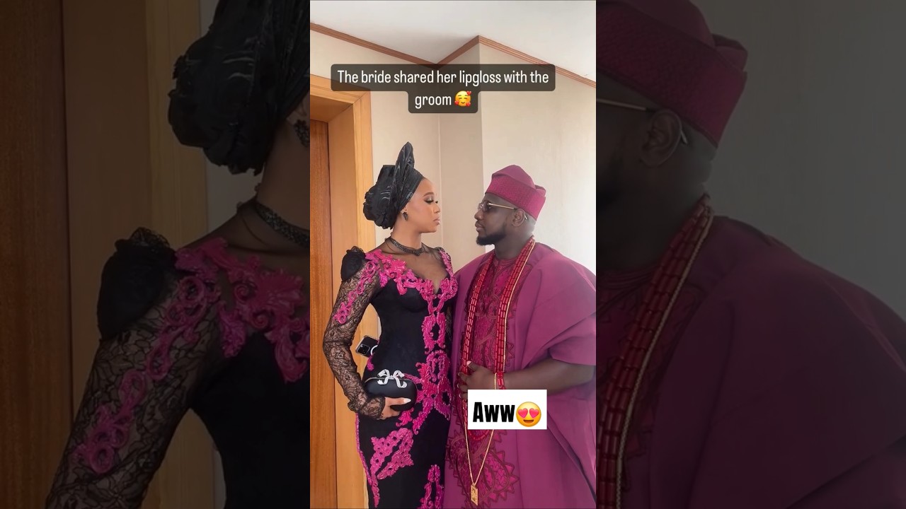 Love Nwantiti #wedding #bride #couple #love #kiss #nigerianwedding #lovestory #sweet #adorable