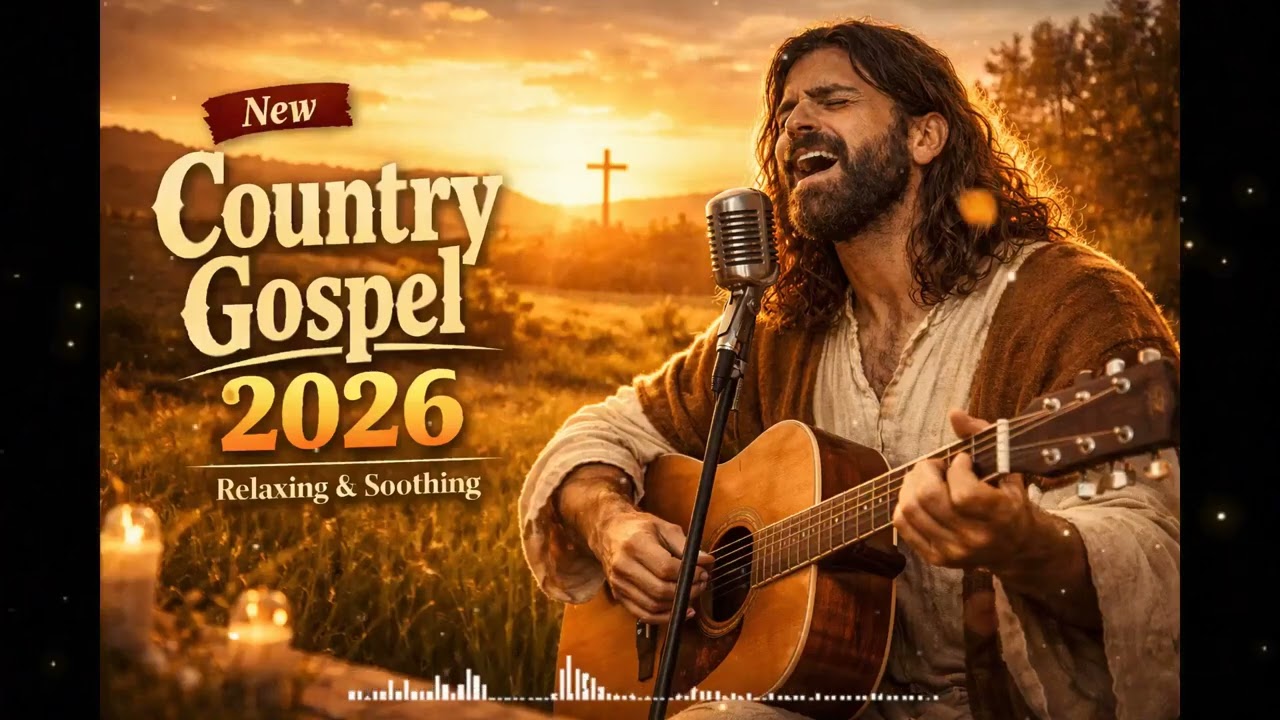 【𝑷𝑳𝑨𝒀𝑳𝑰𝑺𝑻】 Peaceful Country Gospel 2026 | 1 Hour Classic Hymns for Comfort & Rest