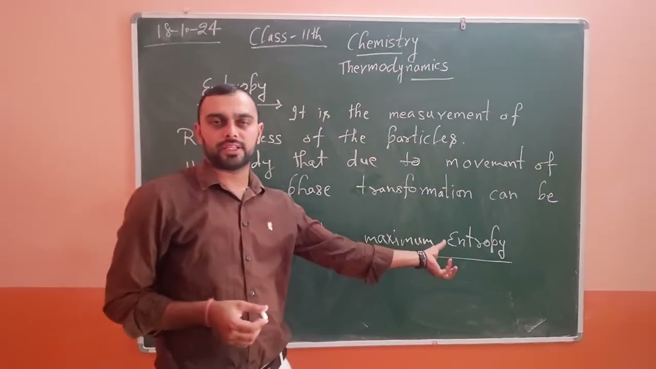  11th Subject Chemistry Topic Thermodynamics Teacher Name Sunil Kumar