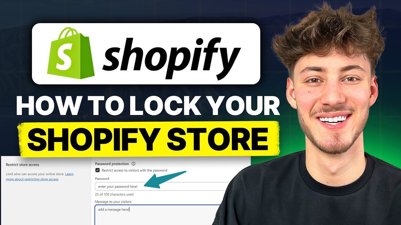 Как заблокировать свой магазин Shopify (обновленное руководство 2026 года)
