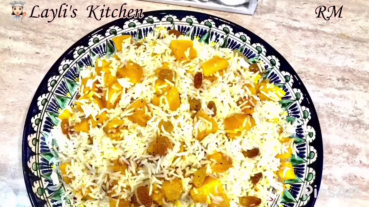 Плов с тыквой!- Borani plov
