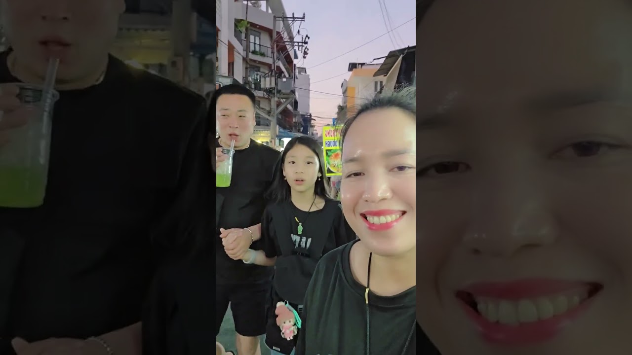 Dẫn 2 Ba Con Đi Chợ Đêm Hồ Thị Kỷ Ăn Món Ăn Đường Phố. By Cô Nương Tập Bơi Dưới Chung Cư