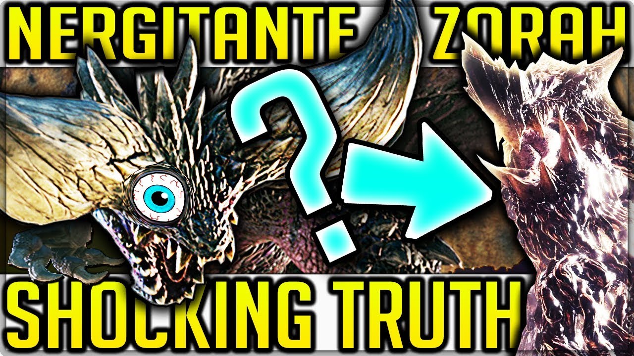 INSANE Nergigante and Zorah Magdaros Story - Monster Hunter World! (Elder Dragon Migration Theory)