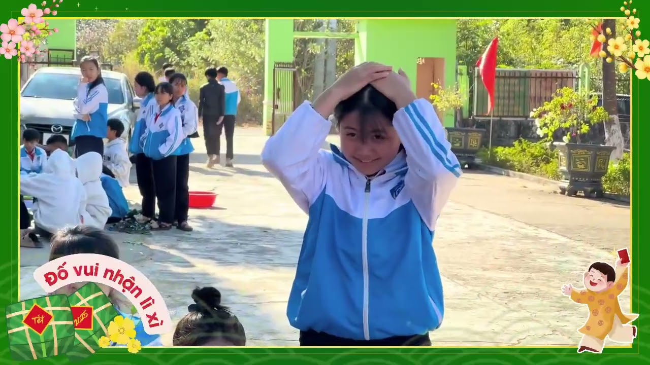 Lễ Hội Gói Bánh Chưng Lớp 7B , Trường Trần Hưng Đạo , Phường Đăk Bla , Tỉnh Quảng Ngãi 