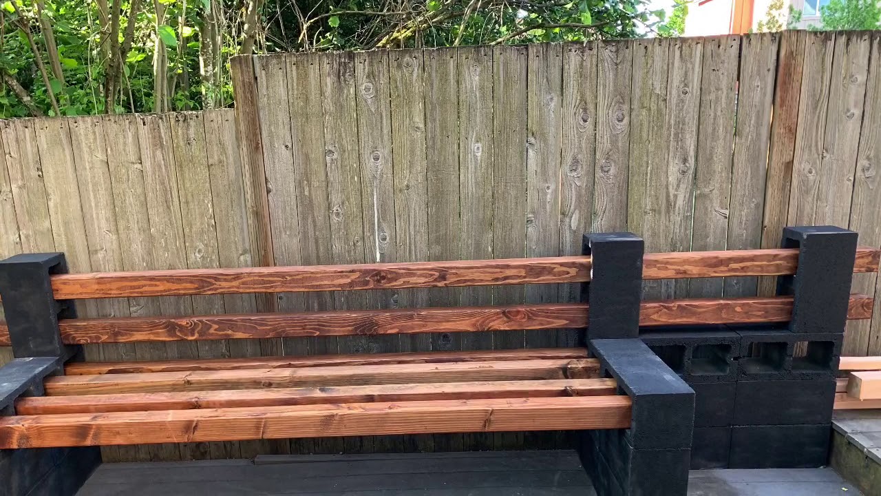 HOS TV| DIY Cinder Block Sectional| Patio Makeover PT.1