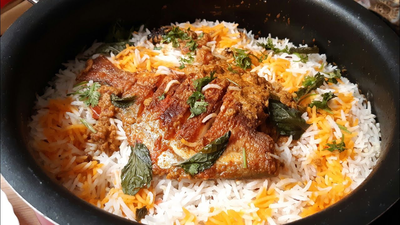 Paplet Biryani l How To Make Fish Biryani l Very Tasty and Easy l मछली बिर्यानी