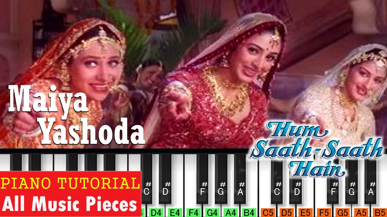 Maiya Yashoda Ye Tera Kanhayya Piano Tutorial | Dandiya Song on Piano | Ram Laxman