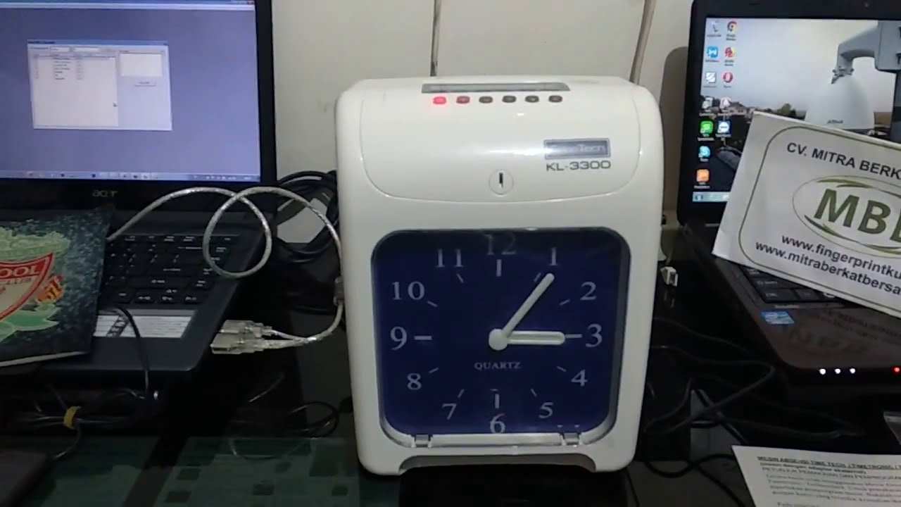 Cara Setting Mesin Absensi Ceklok Amano Timetech MBB KL 3300 - MBB #mitraberkatbersama