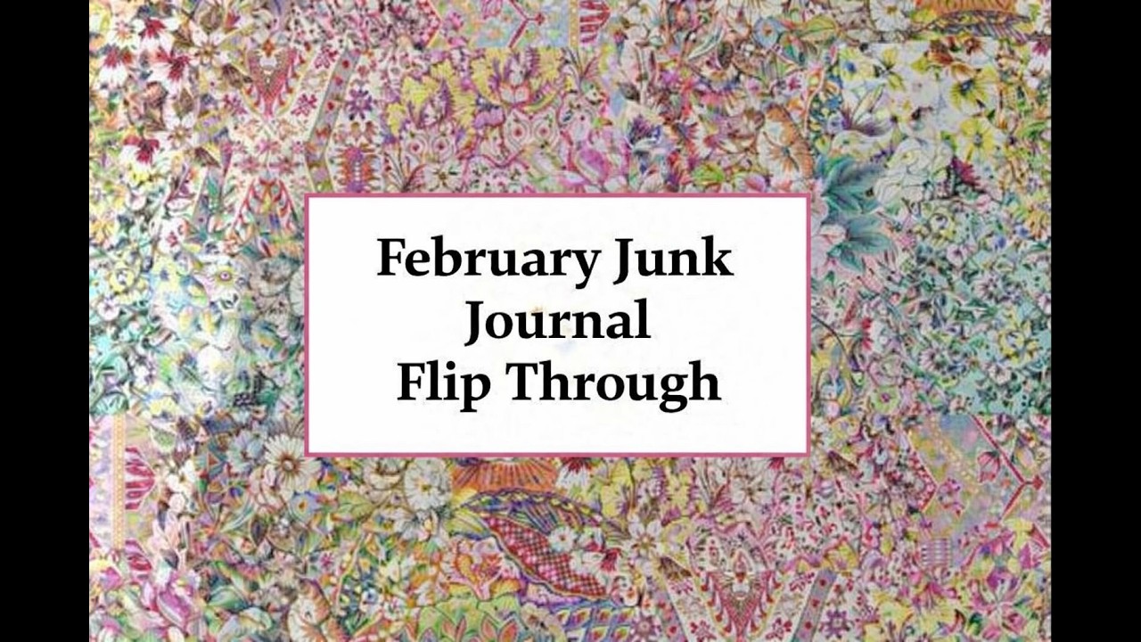 February Junk Journal Flip Through Inspired by Amity Bloom - #createdbycatherine