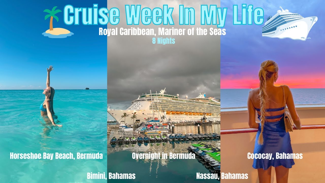 CRUISE VLOG!!! 8 Nights on Royal Caribbean Mariner of the Sea's | Bahamas, Bermuda | Grace Taylor