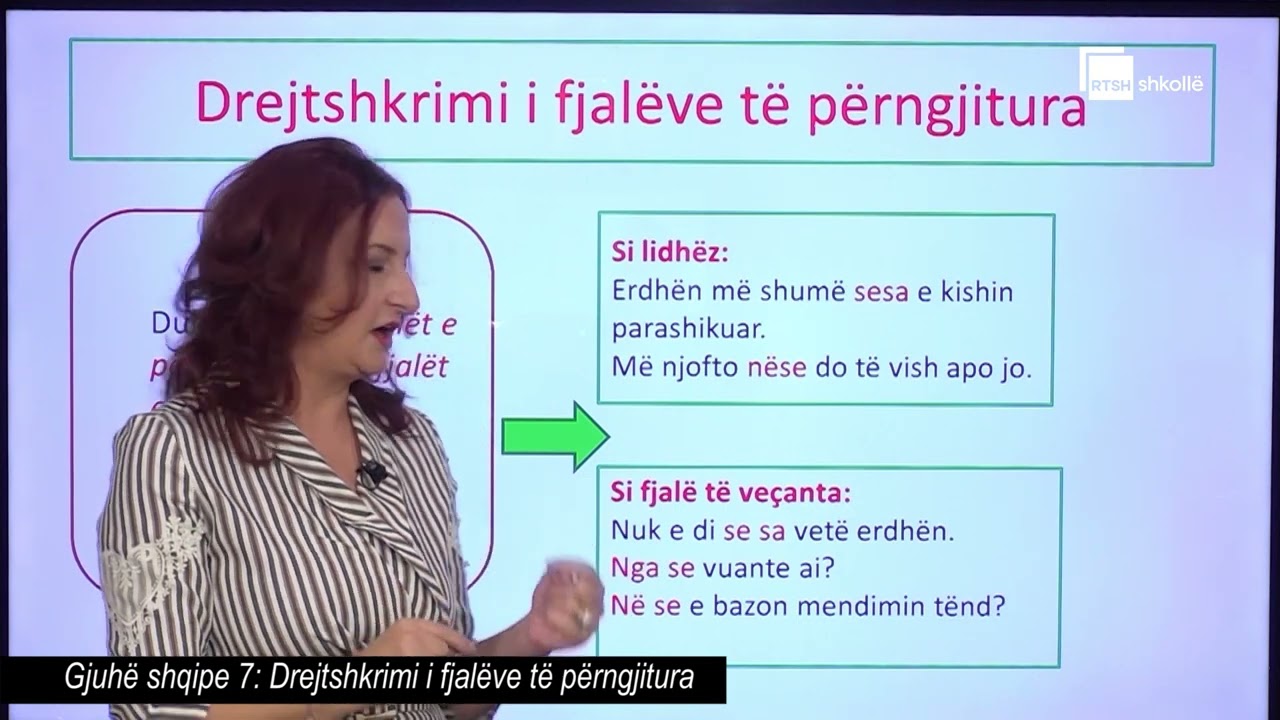 Drejtshkrimi i fjalëve të përngjitura | Gjuhë shqipe 7