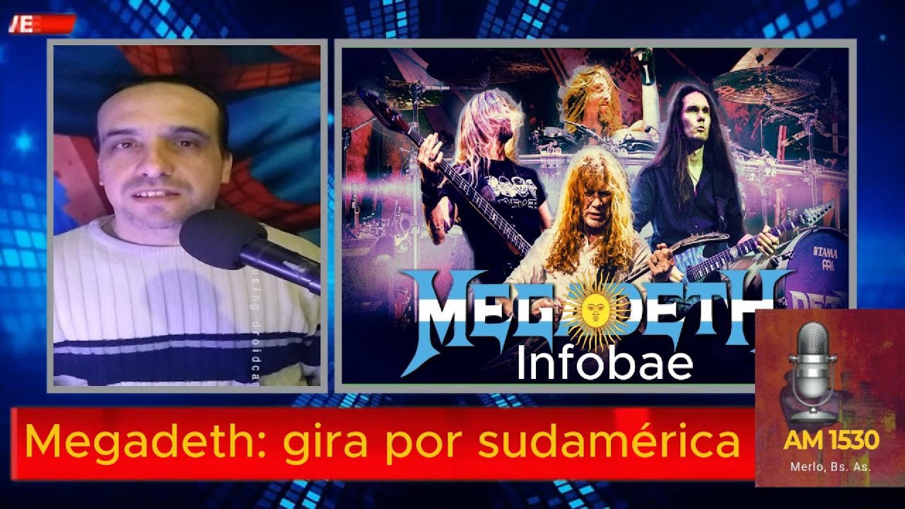 Megadeth anuncia su gira final con Sudamérica como escenario, ola de nostalgia entre los fans