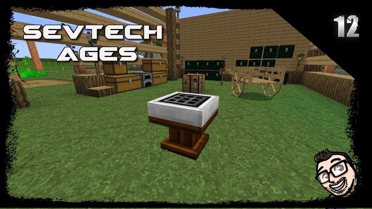 Sevtech Ages Minecraft EP12 - Age 2 + luminous Crafting Table