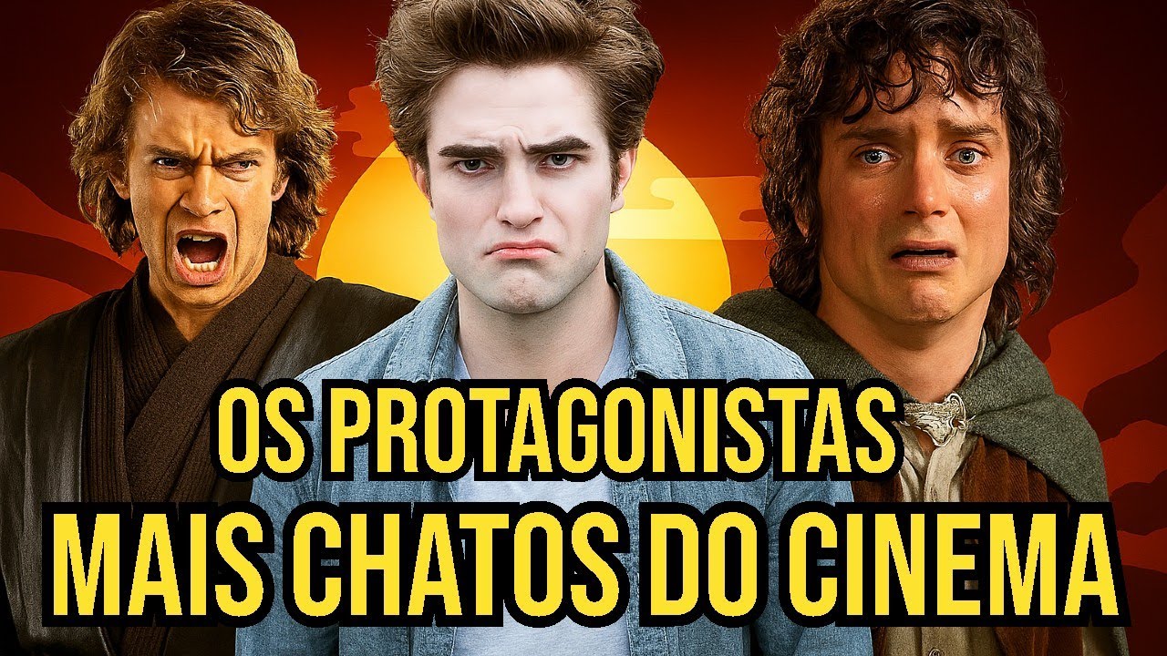 Os 5 Piores Protagonistas do Cinema !!! Do Darth Vader emo ao Vampiro purpurinado.