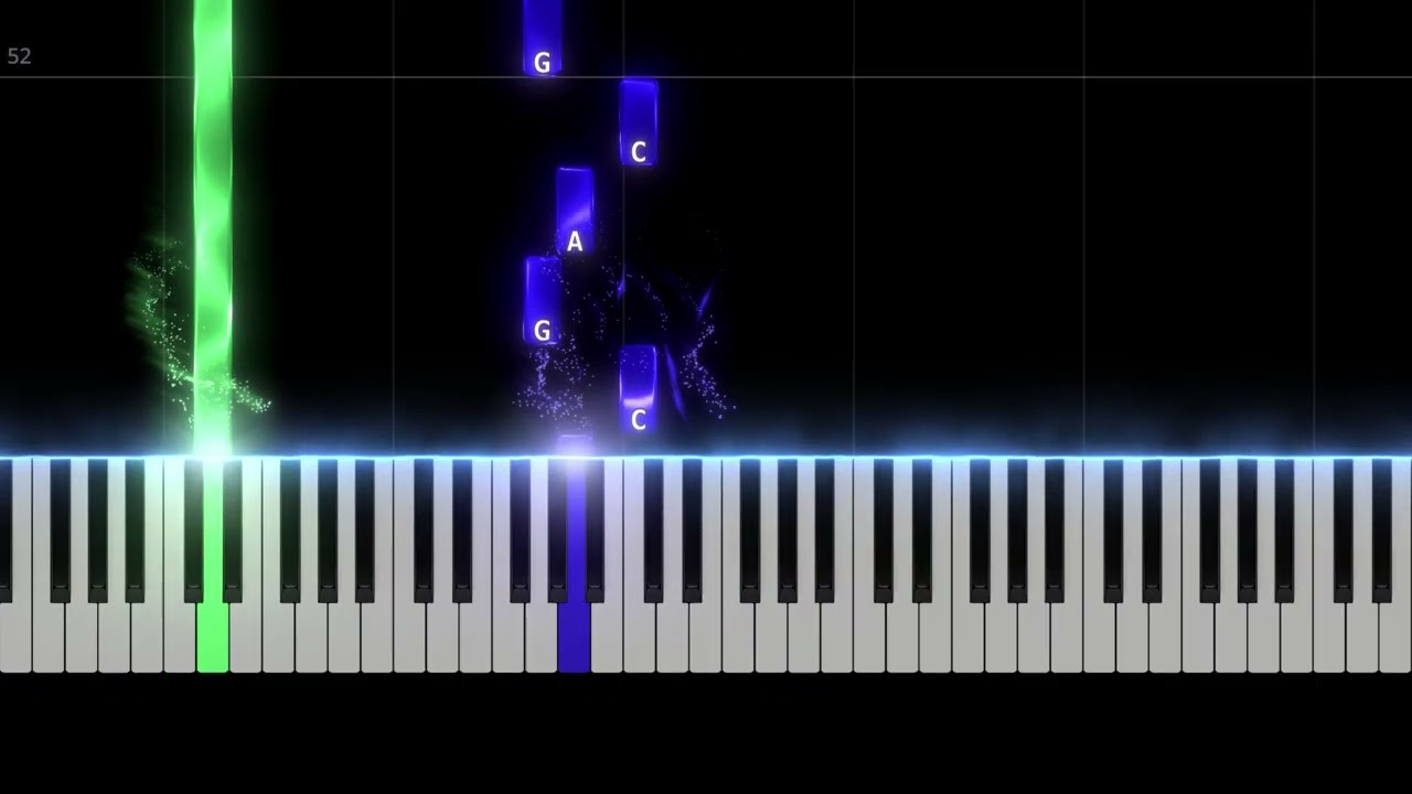 O's Piano - Minecraft, Amos Roddy [PIANO TUTORIAL]