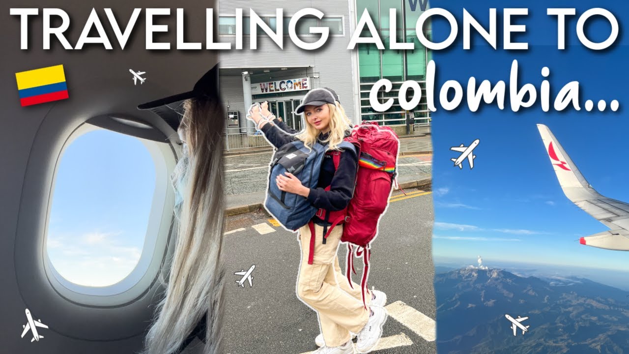 FLYING SOLO TO COLOMBIA! Backpacking South America Travel Vlog