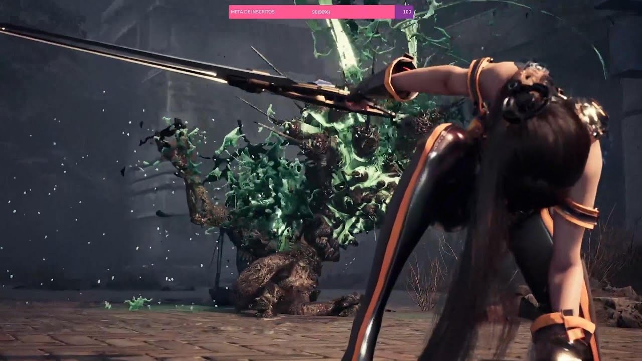 Acostumando a batalha do jogo - Stellar Blade