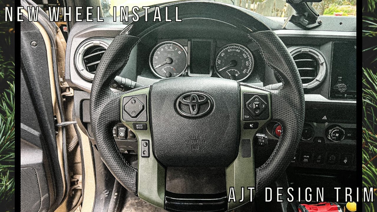 Установка рулевого колеса с накладками AJT Design | Toyota Tacoma