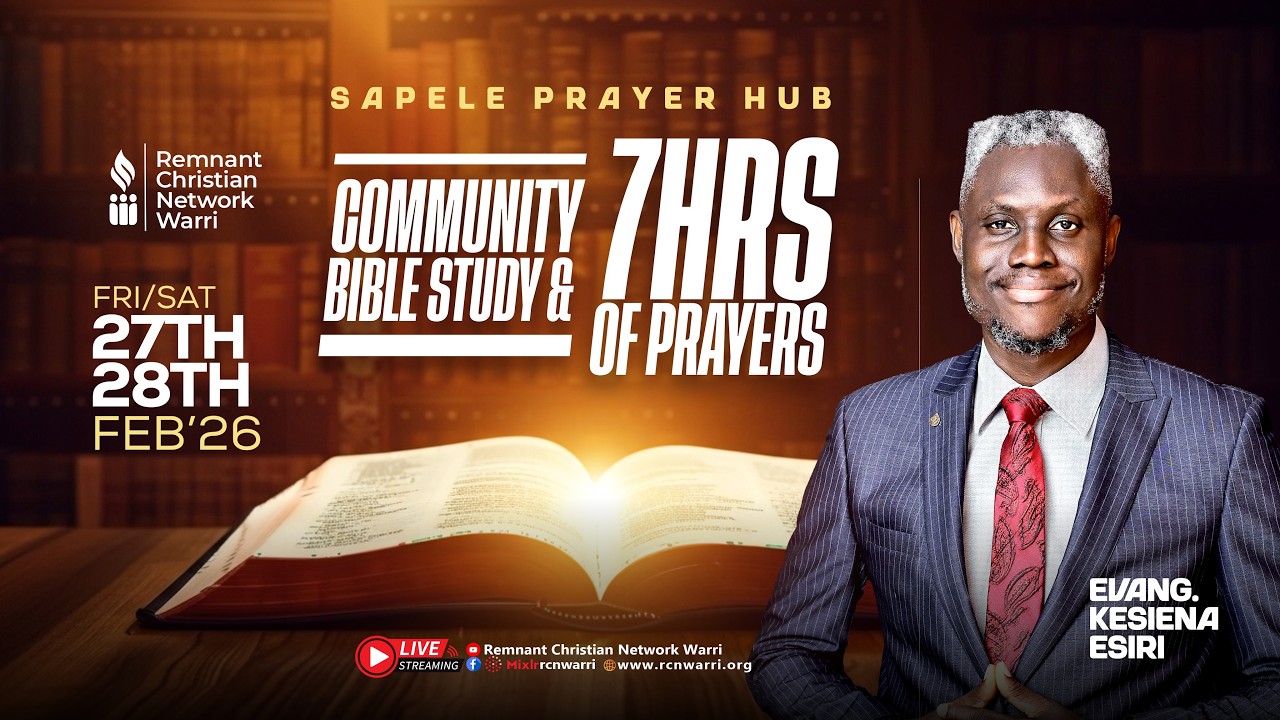 SAPELE COMMUNITY BIBLE STUDY || UNDERSTANDING THE GOSPLE || DAY 1 || EVANG. KESIENA ESIRI