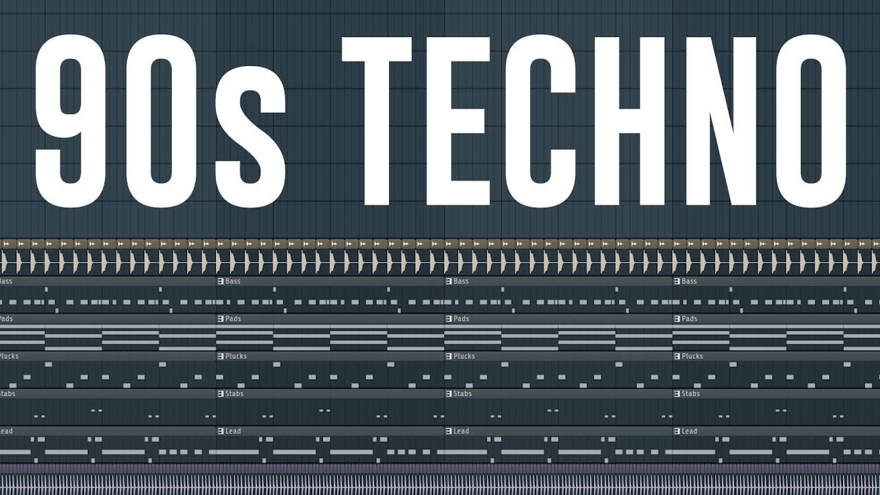 How To Make 90s TECHNO!! - FL Studio Tutorial (+FREE FLP)
