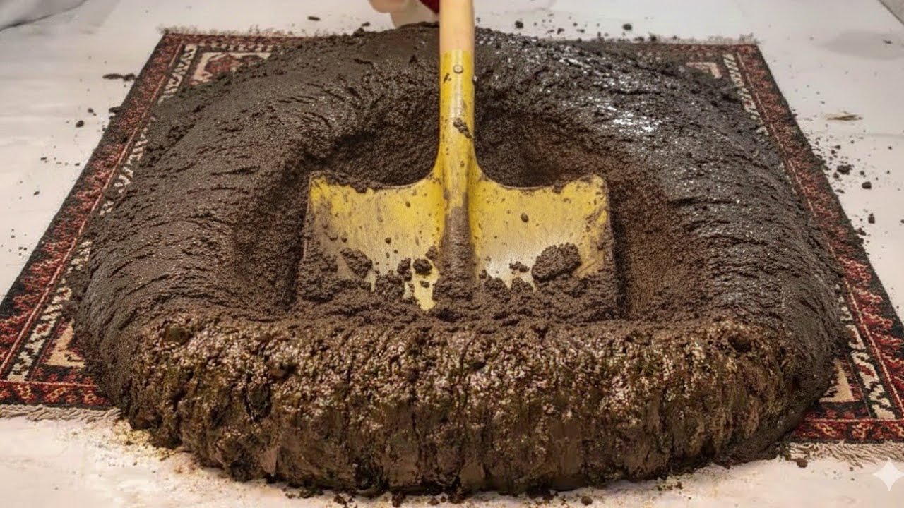 Buried Under 10 Inches of Mud! Can We Save This Antique Rug?!!
