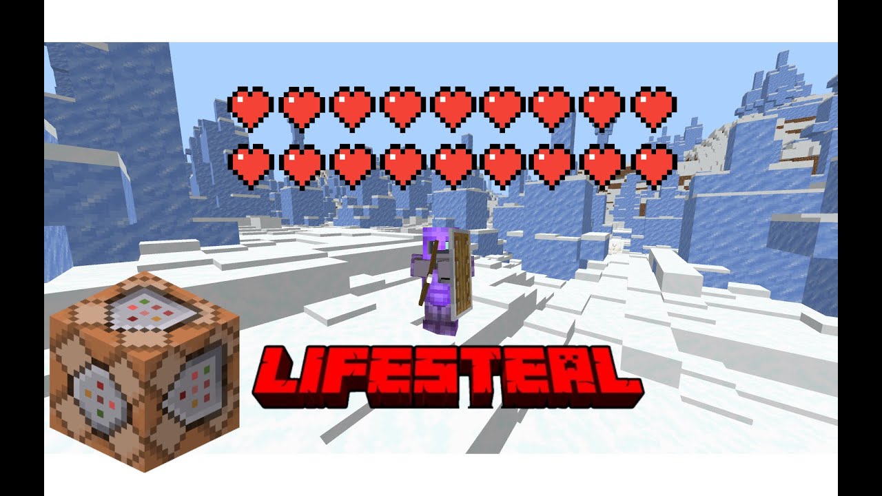 How to recreate the Life Steal SMP with commands Minecraft(BEDROCK)