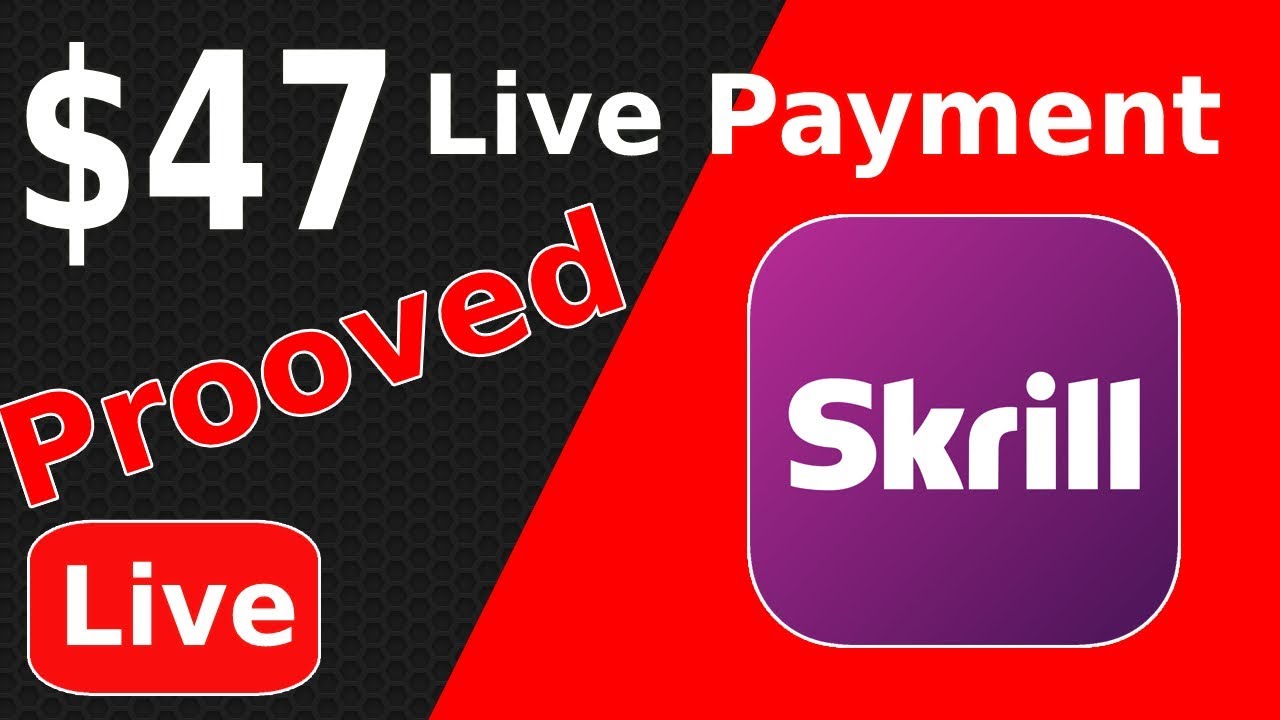 $47 Live Payment Proof Skrill #Earn Money With Ibrahim