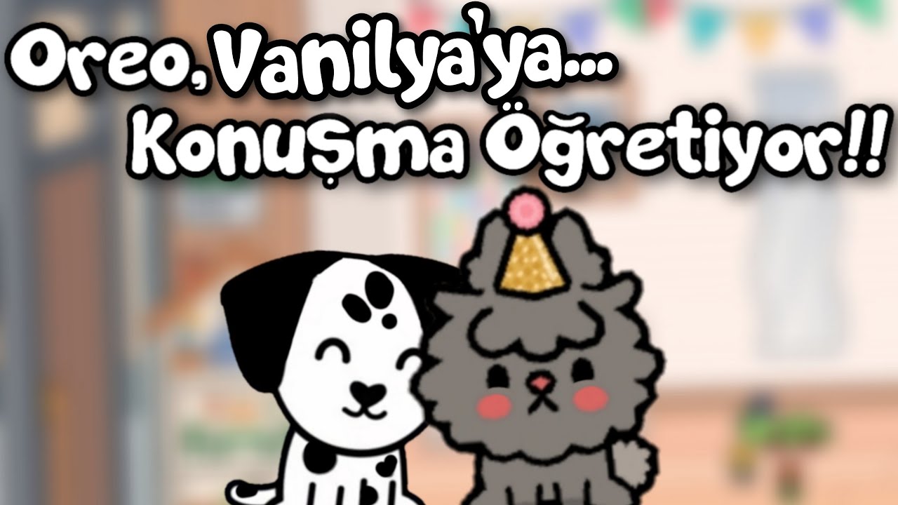Oreo Vanilya'ya konuşma öğretirse?! 💭🐶🎤 Collab w/@TOCALIFEQUEEN  • Toca Life World Türkçe •