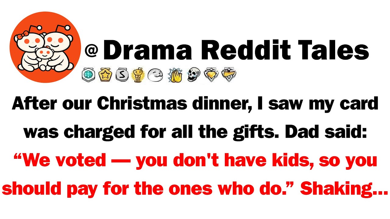 After Our Christmas Dinner, I Saw My Card Was Charged For All The Gifts. Dad Said: “We Voted — You