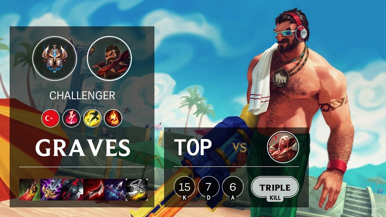 Graves Top vs Vladimir - TR Challenger Patch 10.7