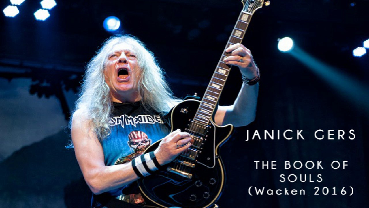 Janick Gers Guitar Only - The Book of Souls (Wacken 2016)
