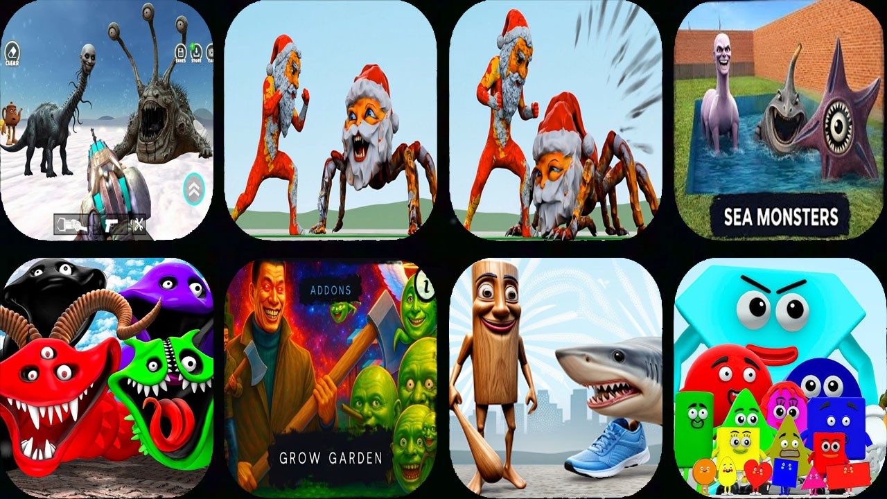 Nextbots In Playground Mod NEW ENEMY GOO GOO GAGA,HUNGRY WORM,LIN GANG MELON InSandbox In Space