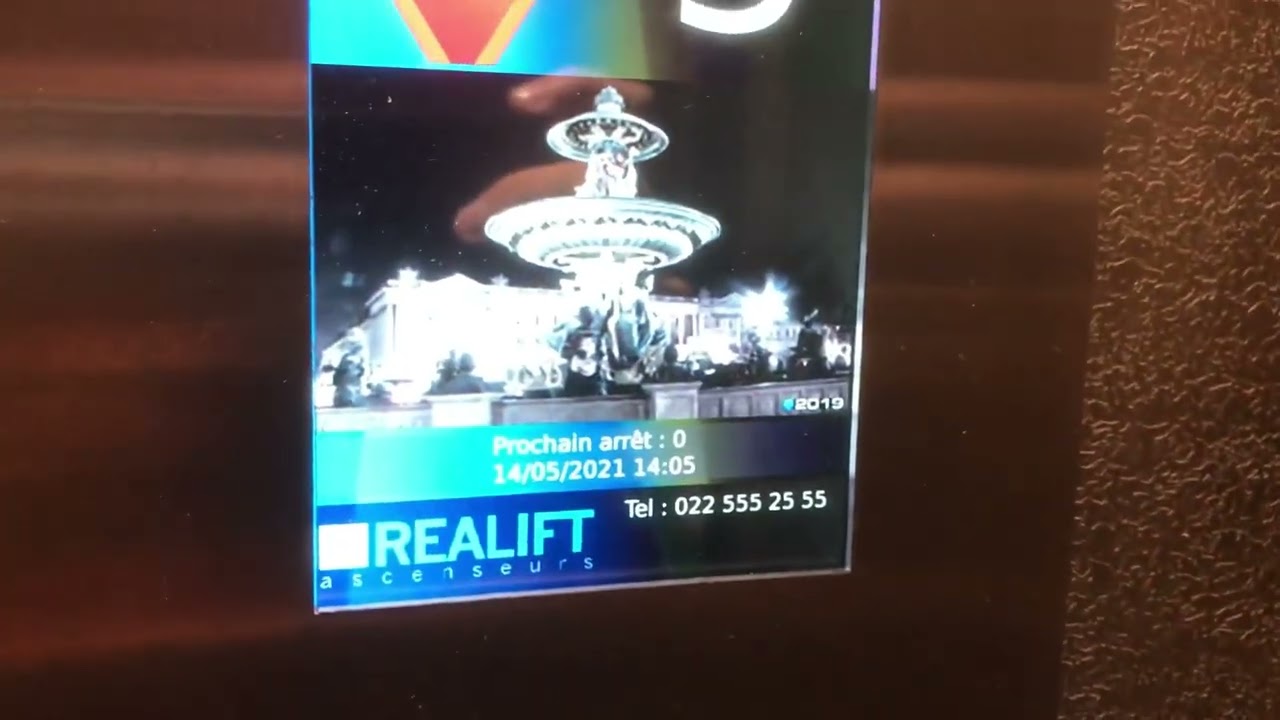 Magnifique ascenseur Schindler mod. par Realift à traction @ Genève, Suisse.