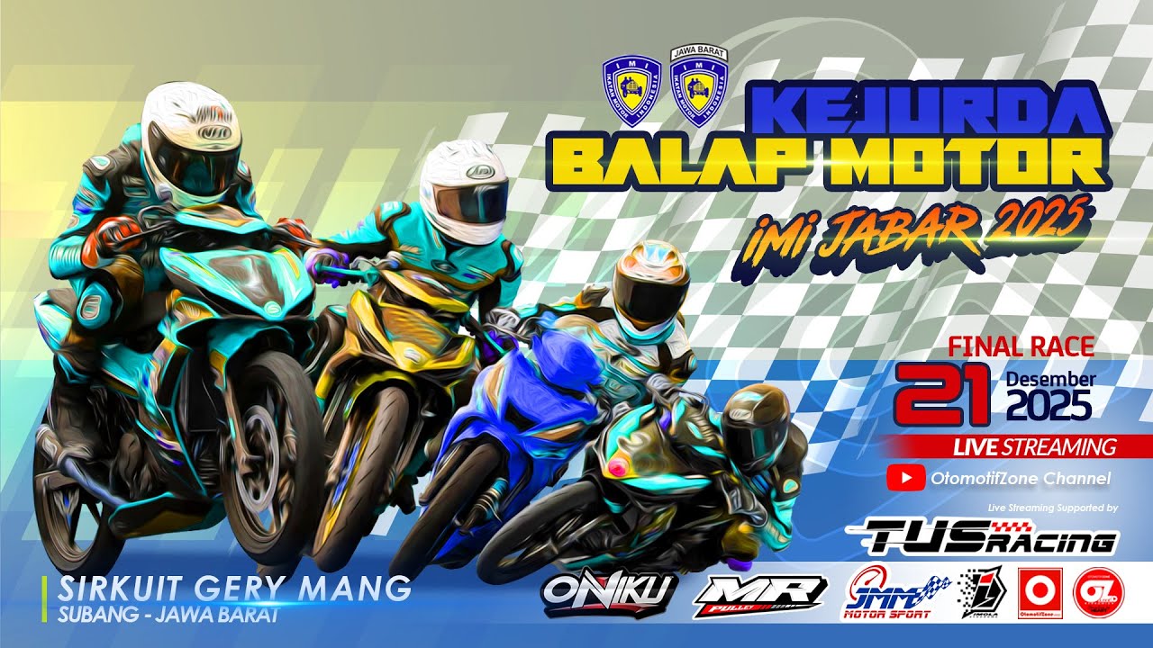 📡 Live Streaming Day 2 | FINAL KEJURDA BALAP MOTOR IMI JABAR 2025 | Sirkuit Gery Mang Subang