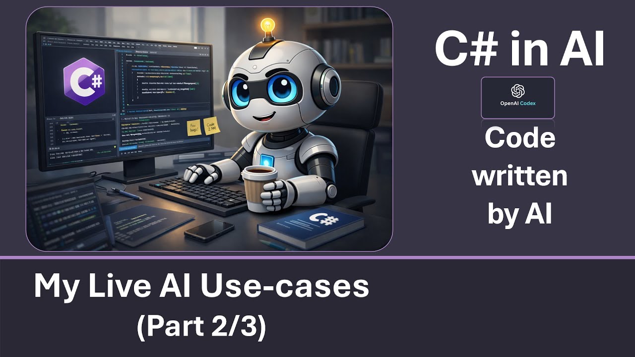 My Live AI Use-cases: Codex write 75% of all my C# Code (Part 2/3)