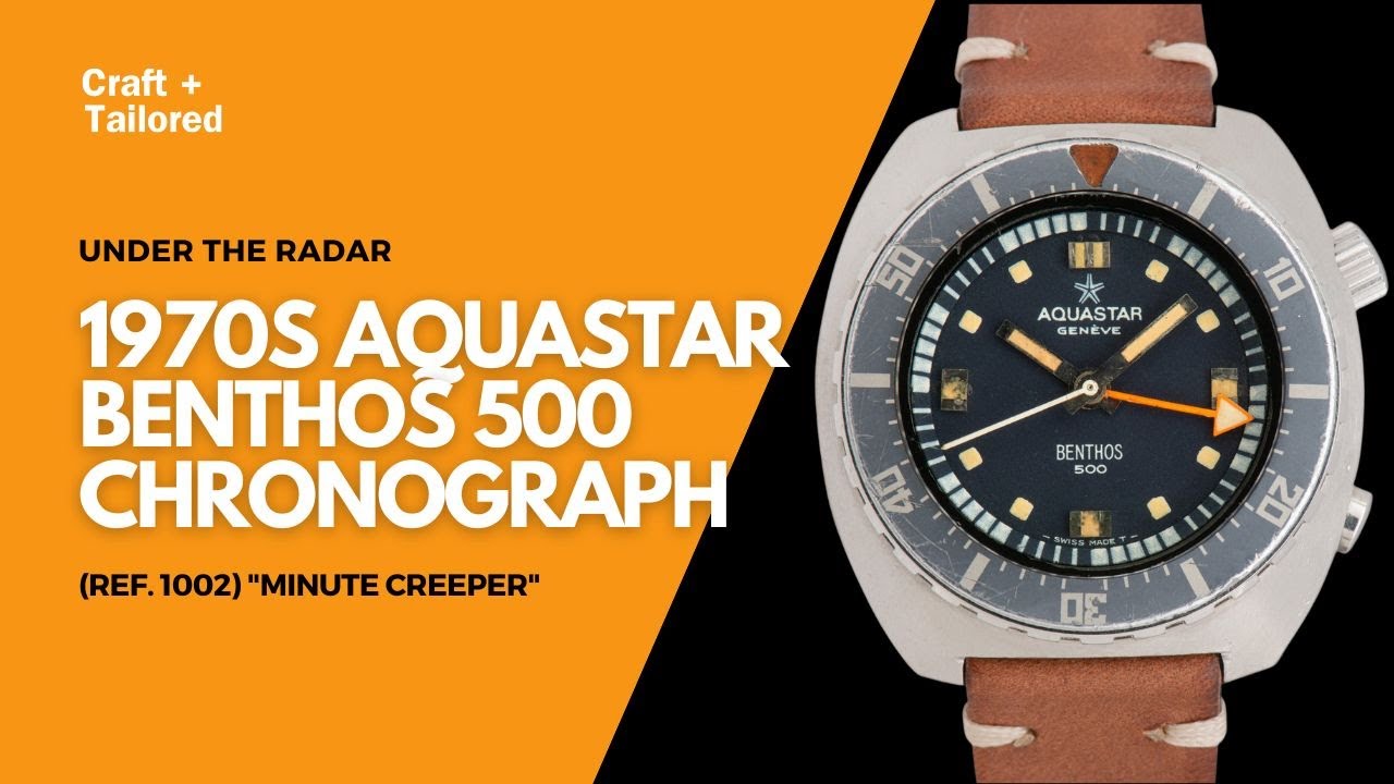 1970s Aquastar Benthos 500 Chronograph Ref. 1002