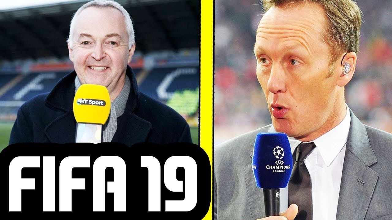 FIFA 19 NEW COMMENTARY BY DEREK RAE & LEE DIXON - FIFA 19 GAMEPLAY